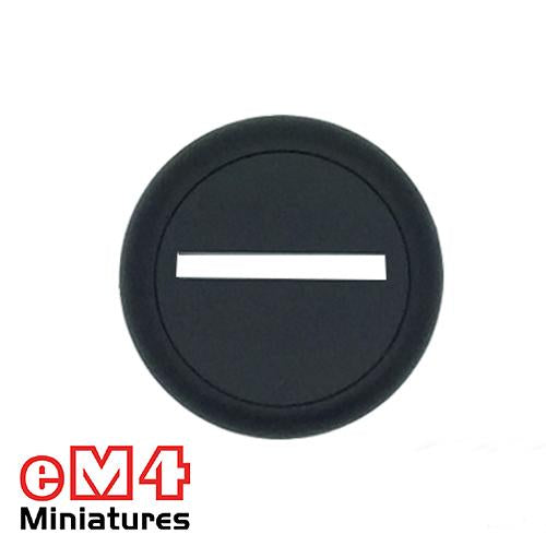 30mm Round Slotted Lipped Base