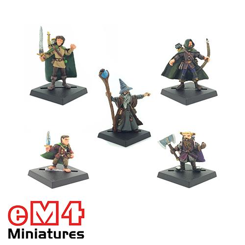 Elfsera 1 The Adventurers | PrePainted Miniatures Set | X 6