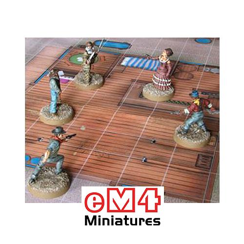 Old West Heroes 2 Shootout | PrePainted Miniatures Set | X 6