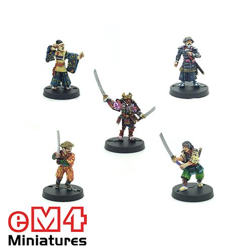 Oriental Blades Set 2 | PrePainted Miniatures Set | X 6