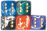 Spot Dice - Marble - Multiple Colours & Sizes