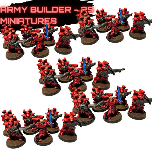 25 Plastic Space Rangers Miniatures - Army Builder